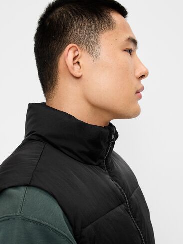 Old Navy Frost-Free Water-Resistant Puffer Vest - Black Jack in Saudi Arabia