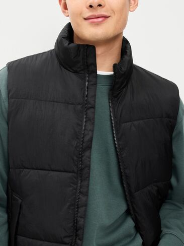 Old Navy Frost-Free Water-Resistant Puffer Vest - Black Jack in Saudi Arabia