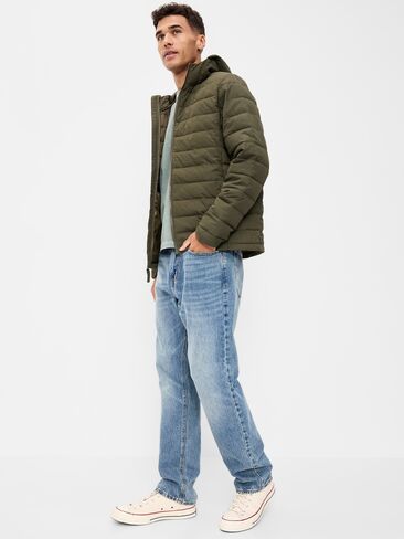 Old Navy Water-Resistant Narrow Channel Jacket - Heritage Green in Kuwait