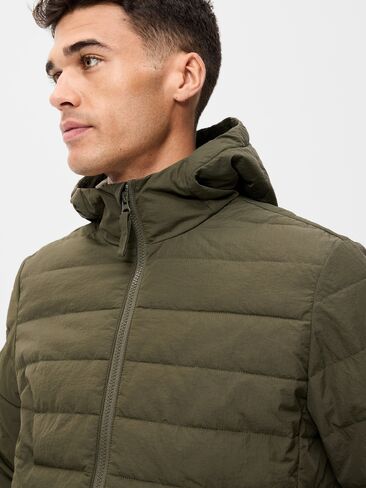 Old Navy Water-Resistant Narrow Channel Jacket - Heritage Green in Kuwait