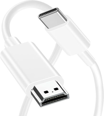 esbeecables USB C to HDMI Adapter Cable 6ft, 4K@60Hz MFi Certified Type C to HDMI 2.0 Cord, Thunderbolt 3/4 Compatible for iPhone 17 Air/16/15 Pro Max,MacBook,iPad Pro,Galaxy, Surface, HDTV Monitor in Kuwait