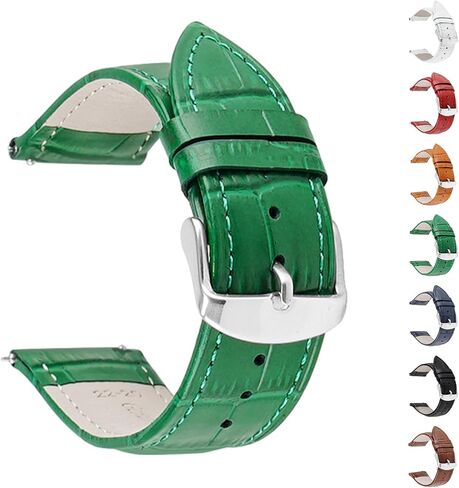 سوار جلدي ناعم مقاس 18/20 ملم لساعة Withings ScanWatch 2 مقاس 38/42 ملم in Saudi Arabia