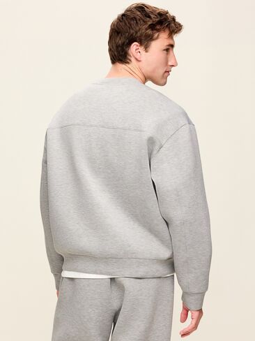 Old Navy Bounce Fleece Oversized Sweatshirt - Heather Grey in Saudi Arabia