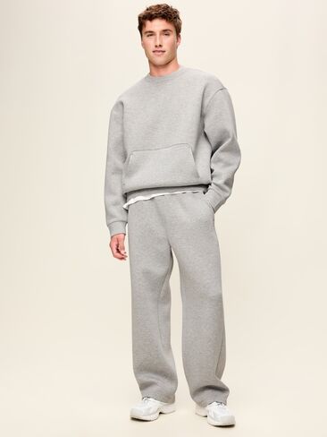 Old Navy Bounce Fleece Oversized Sweatshirt - Heather Grey in Saudi Arabia