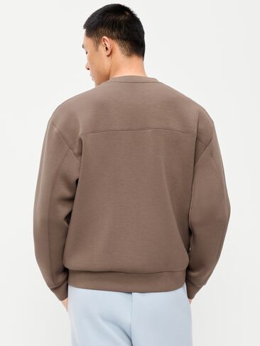 Old Navy Oversized Bounce Fleece Sweatshirt - Saddle Brown in Saudi Arabia