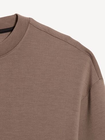 Old Navy Oversized Bounce Fleece Sweatshirt - Saddle Brown in Saudi Arabia