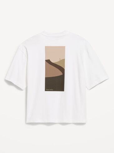 Old Navy Lived-In Pro Short-Sleeve Graphic T-Shirt - White Lilies in Saudi Arabia