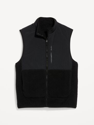 Old Navy Sherpa Utility Vest - Black Jack in Saudi Arabia