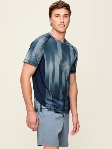 Old Navy Slim Fit Performance Vent T-Shirt - Wintry Waters in Kuwait