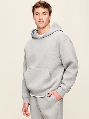 Old Navy Bounce Fleece Oversized Pullover Hoodie - Heather Gray in Saudi Arabia
