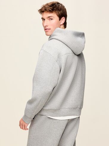 Old Navy Bounce Fleece Oversized Pullover Hoodie - Heather Gray in Saudi Arabia