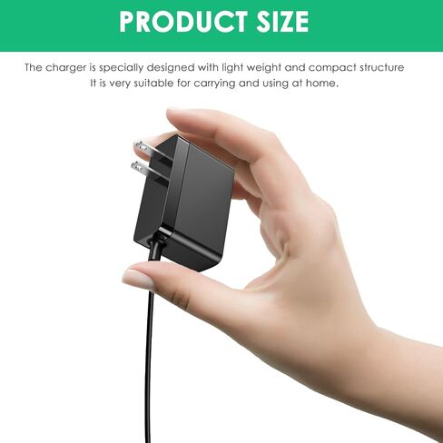36V Replacement Charger for 29.6V Battery Cordless Vacuum Cleaner Compatible with SunSare X7A, SMOTURE VAC01 550W 45Kpa Stick Cordless Vacuum Cleaner Power Cord Adapter in Saudi Arabia