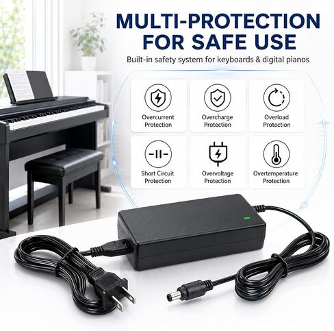 16V 2.5A Adapter Compatible with Yamaha PA-300/PA-301 Keyboard in Kuwait
