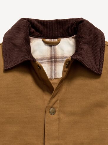 Old Navy Canvas Barn Jacket for Toddler Boys - Caramel Crunch in Kuwait