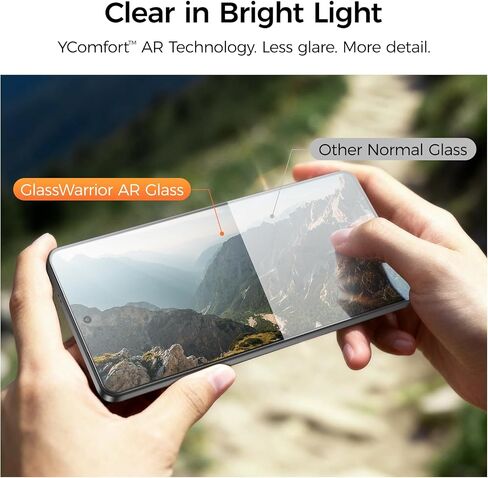 BENKS GlassWarrior AR Screen Protector for Samsung Galaxy S26 Ultra, Anti-Reflective Tempered Glass Screen Protector, Anti Scratch, Bubble Free in Saudi Arabia