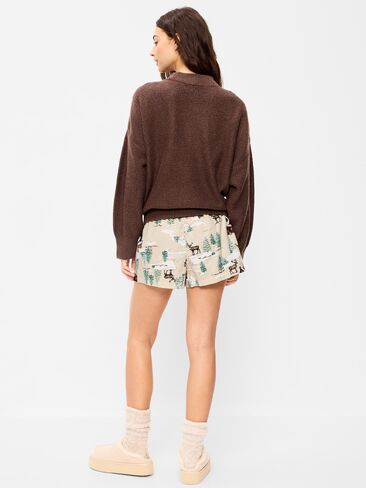شورت بيجامة من الفانيلا من Old Navy للنساء - مقصورة شتوية (تطابق الشهرة!) in Kuwait
