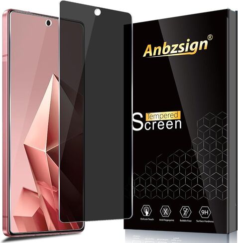 2 Pack for Infinix Note 50 4G/50 Pro 4G/ 50 Pro Plus Privacy Tempered Glass Screen Protector, Anti-Spy 9H Hardness Case Friendly Film in Saudi Arabia