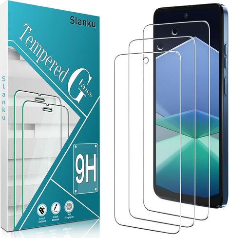 Slanku 3 Pack Tempered Glass for Motorola Moto G Play 2024 Screen Protector in Kuwait