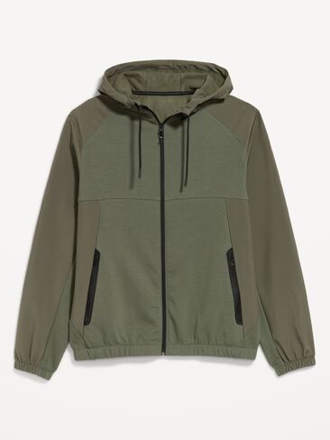 Old Navy Dynamic Fleece Zip Hoodie - Loden in Saudi Arabia