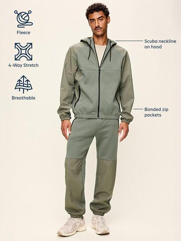 Old Navy Dynamic Fleece Zip Hoodie - Loden in Saudi Arabia