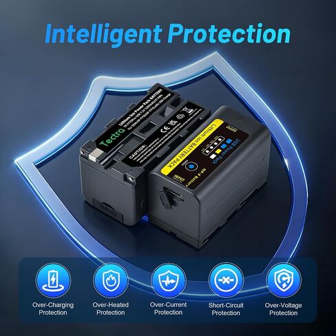 Tectra NP-F750 Battery for Sony NP-F970 F770 F550 Battery LED Video Light in Saudi Arabia