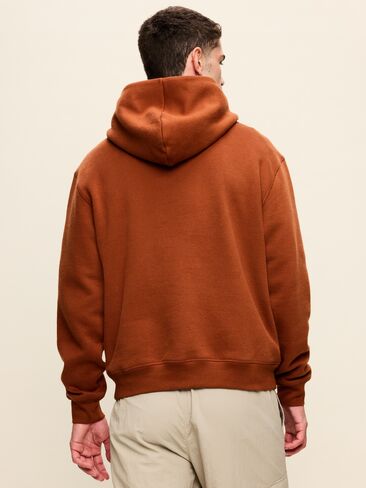 Old Navy Baseline Fleece Popover Hoodie - Horse Chestnut in Kuwait