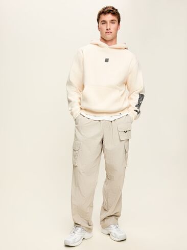 Old Navy Baseline Fleece Popover Hoodie - Crème de la crème in Kuwait