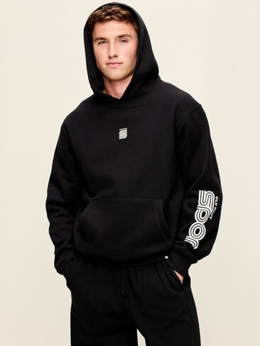 Old Navy Baseline Fleece Popover Hoodie - Black Jack in Kuwait