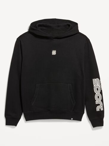 Old Navy Baseline Fleece Popover Hoodie - Black Jack in Kuwait