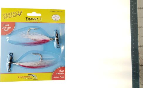 Thundermist Lure Company TSR-2/0X1/0-WP Teaser-T Fishing Terminal Tackle, Pink in Saudi Arabia