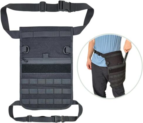 Archery Hip Quiver Arrow Quiver 1000D Fabric Field Quiver Arrow Holder Bow Crossbow Quivers Waterproof Zipper Pocket and Waist Belt for Compound and Recurve Bow Hunting and Target Practice in Saudi Arabia