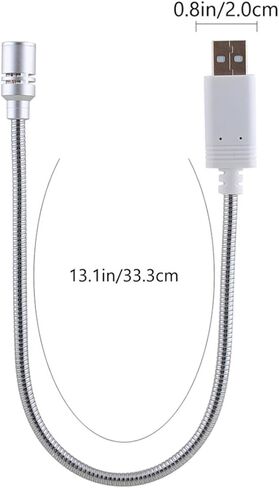 USB Microphone for Computer and Laptop, High Sensitivity, Silver in Saudi Arabia