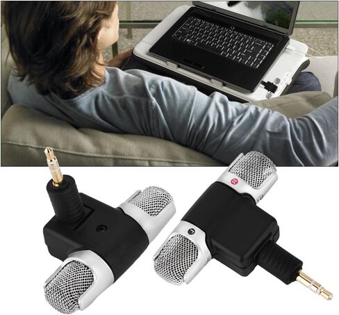 Mini Microphone Microphone Micro 3.5mm Cat Gold Silver for PC Laptop MD Camera in Kuwait
