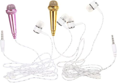 ibasenice 2pcs Mini Microphone for Singing Voice Recording and Podcasting in Kuwait