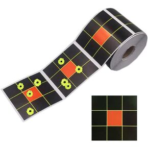 Splatter Shooting Targets 3 Inch Reactive Paper Target Stickers 250pcs Self Adhesive Target Roll for Indoor and Outdoor Range - BB Gun, Pellet Gun, Airsoft, Rifle in Saudi Arabia
