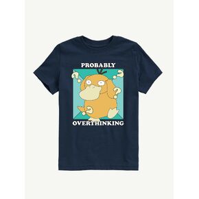 Old Navy Pokemon Probably Overthinking Short Sleeve T-Shirt For Boys - Navy in Kuwait