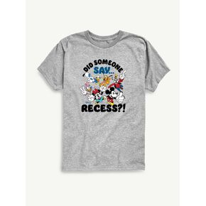 تي شيرت Old Navy Disney Did Someone Say Recess قصير الأكمام للأطفال الصغار - ATHLETIC Heather in Kuwait
