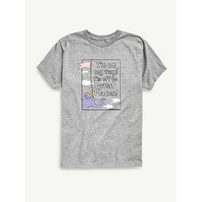 Old Navy Dr Seuss On My Way To Great Places Short Sleeve T-Shirt For Toddler - Athletic Heather in Kuwait