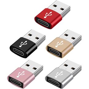 5pcs USB C to 3.0 Converter Aluminum Alloy Adapter for Phone Laptop in Saudi Arabia
