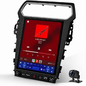 12.1 Inch Car Radio for Ford Explorer 2011-2019, 8 Core Head Unit, 4+64GB Touch Screen Stereo Upgrade with CarPlay/Android Auto,Fm/Am, GPS,Backup Camera (12.1''QLED) in Saudi Arabia