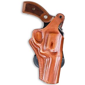 Masc OWB Leather Paddle Holster with Thumb Break, Fits .38 Special Model 10 K Frame 4-inch, R/H Draw Brown Color #1057# in Saudi Arabia