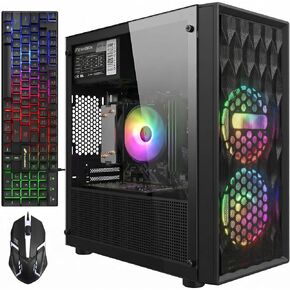 STGAubron Gaming PC Desktop,Core i5-9400F,RX 580 8G,16G DDR4,512G SSD in Saudi Arabia