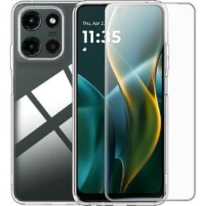 واقي شاشة Moto G Stylus 5G 2025 لهاتف Motolora Moto G Stylus (عبوتان) غطاء من الزجاج المقوى مع حافظة، صلابة 9H، مضاد للخدش، صديق للحافظة، خالي من الفقاعات، شفاف عالي الدقة in Kuwait