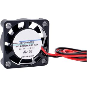 P2507 25x25x7mm DC5V 12V 24V 2-Wire Ultra-Thin Projector Cooling Fan Aluminum Sheet(24V) in Kuwait