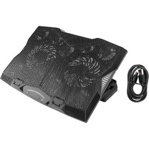 11 Fan Laptop Cooling Pad with 5 Height Adjustable Stand 3400RPM Notebook Cooler for Laptop and Tablet in Saudi Arabia
