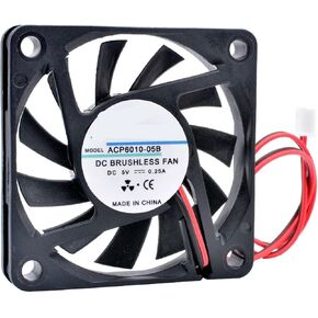 ACP6010 6 سنتيمتر 60 مللي متر مروحة 60x60x10 مللي متر DC5V 12 فولت 24 فولت 2pin 2 أسلاك للهيكل شاحن الطاقة العاكس التبريد (24 فولت كم) in Kuwait