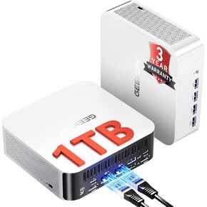 GEEKOM A8 Max Gaming Mini PC Ryzen 7 8745HS,16GB DDR5|1TB SSD(Expandable) in Saudi Arabia