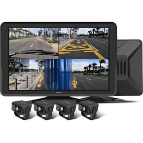 GekoGear Orbit T100 4 Channel 1080P Dash Cam for Trucks with a 10.1" IPS Screen in Saudi Arabia