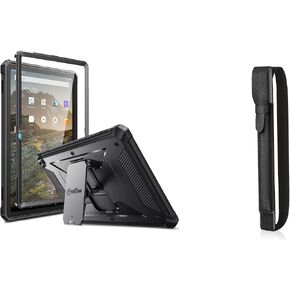 Fintie Case for Amazon Fire Max 11 Tablet (13th Generation, 2023 Release) - Tuatara Shockproof Rugged Unibody Hybrid Kickstand Cover Case + Stylus Pouch PU Leather Pen Sleeve Portable Elastic Pencil C in Kuwait