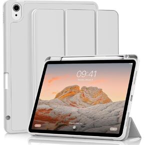 Aoub Case for iPad Air 11-inch & Air 5th/4th with Pencil Holder, Cream in Saudi Arabia